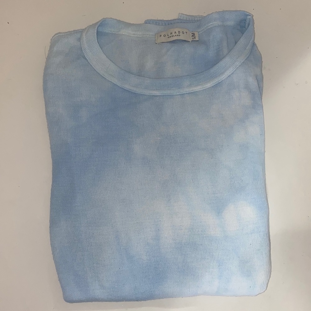 LoveShackFancy Polkadot England Tie Dye Top - S/M